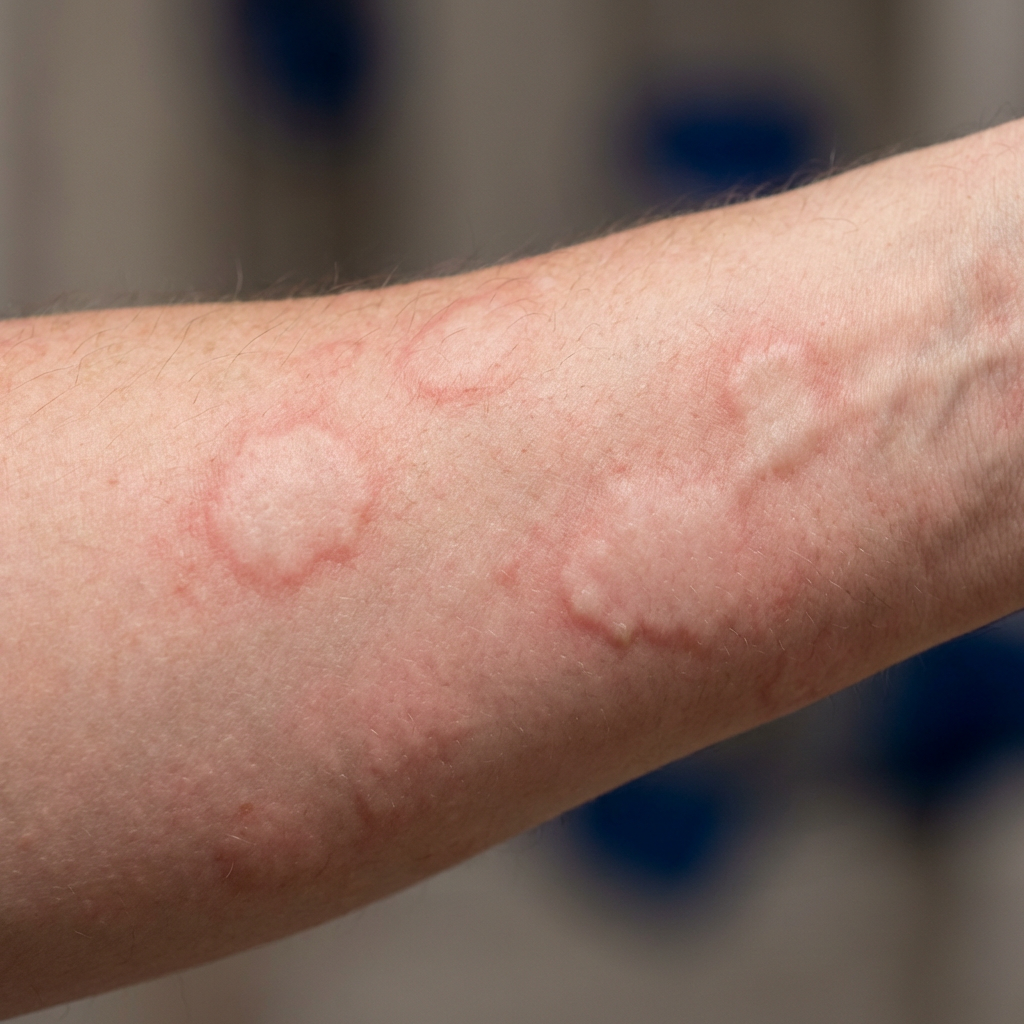 Acute urticaria hives